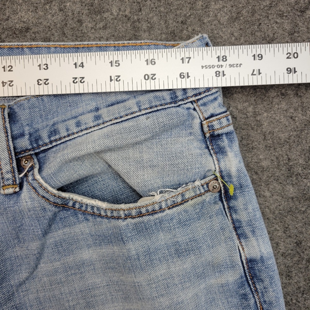 Lucky Brand Jeans Mens 36x30 Blue Denim Y2k Streetwear 221 Original Straight Leg - Picture 8 of 14
